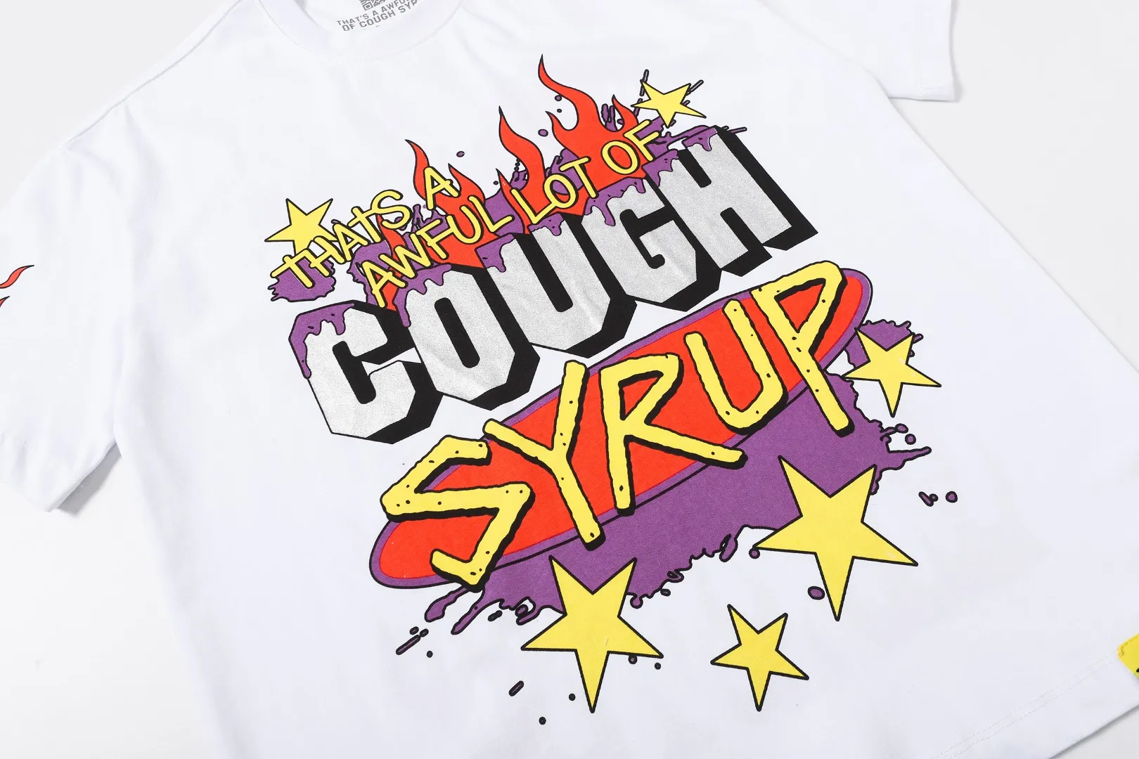 2245# / / ｜ THAT'S A AWFUL LOT OF COUGH SYRUP In Stock T （fabric):32 Sizes（size）：S-M L X L （colour）： / /